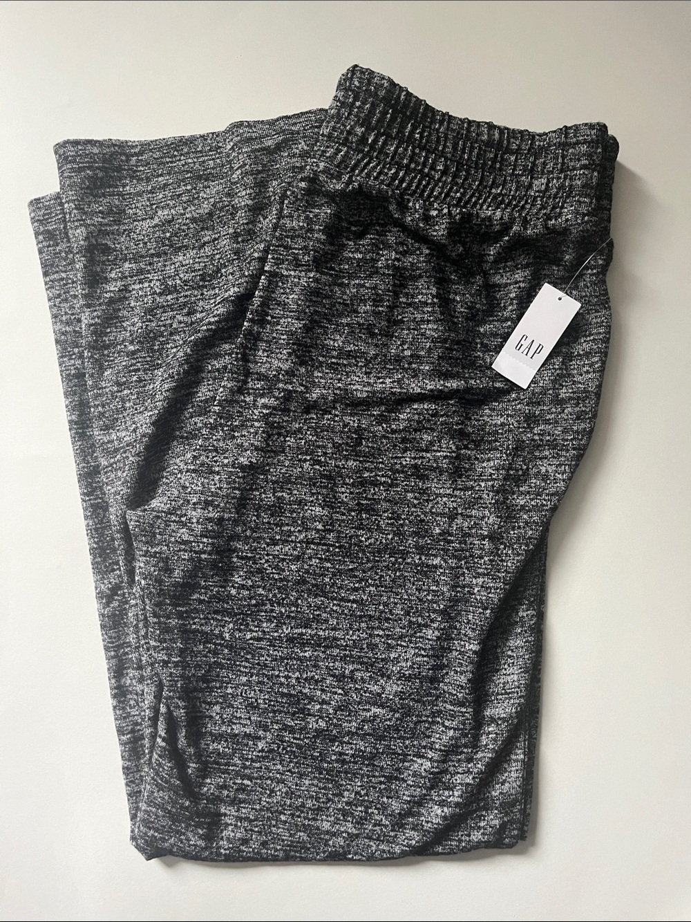 Softspun Wide Leg PJ Pants Black Marled